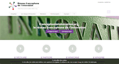 Desktop Screenshot of francophonieinnovation.org